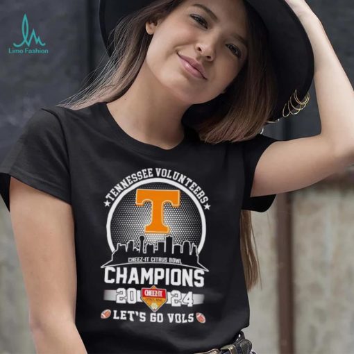Skyline city Tennessee Volunteers Cheez It Citrus Bowl Champions 2024 let’s go Vols shirt