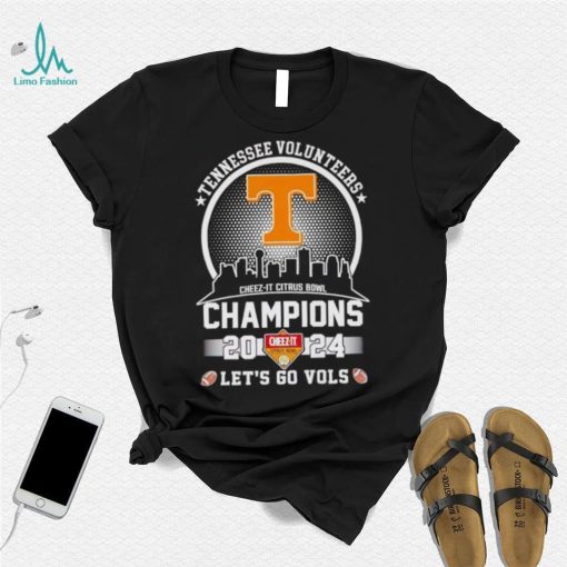 Skyline city Tennessee Volunteers Cheez It Citrus Bowl Champions 2024 let’s go Vols shirt