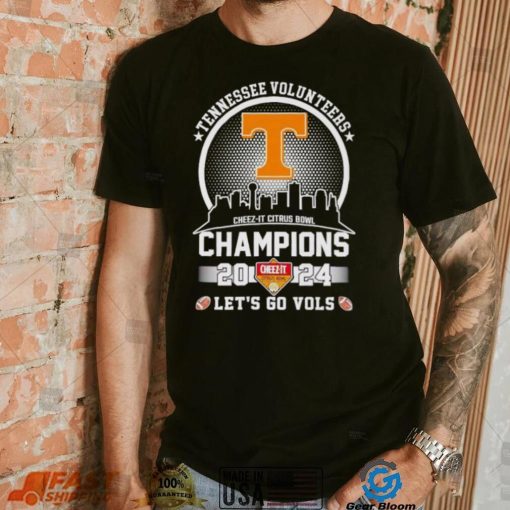 Skyline city Tennessee Volunteers Cheez It Citrus Bowl Champions 2024 let’s go Vols shirt