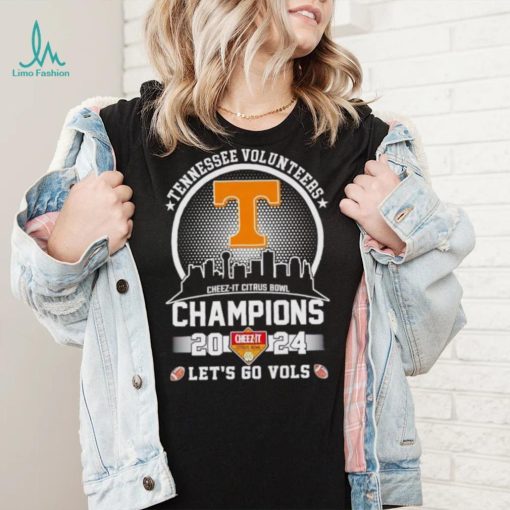 Skyline city Tennessee Volunteers Cheez It Citrus Bowl Champions 2024 let’s go Vols shirt