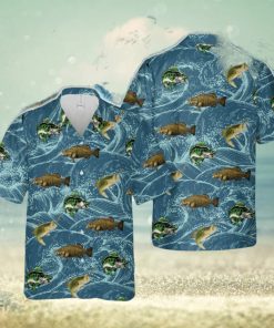 Smallmouth bass Fishing Hawaiian Shirt Aloha Summer