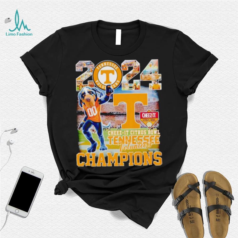 Smokey mascot 2024 Cheez It Citrus Bowl Tennessee Volunteers Champions shirt Smokey mascot 2024 Cheez It Citrus Bowl Tennessee Volunteers Champions shirt