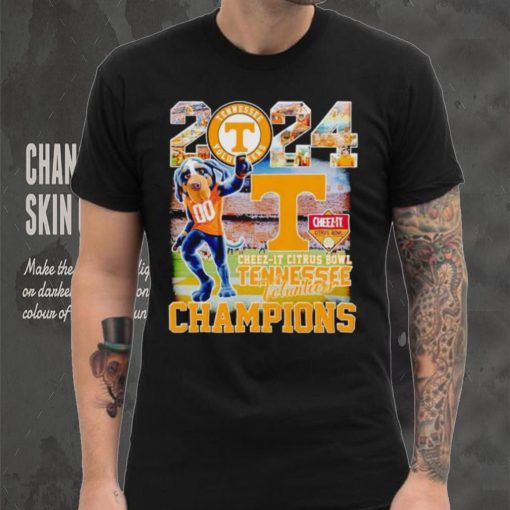 Smokey mascot 2024 Cheez It Citrus Bowl Tennessee Volunteers Champions shirt