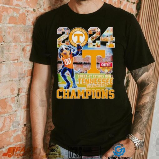 Smokey mascot 2024 Cheez It Citrus Bowl Tennessee Volunteers Champions shirt
