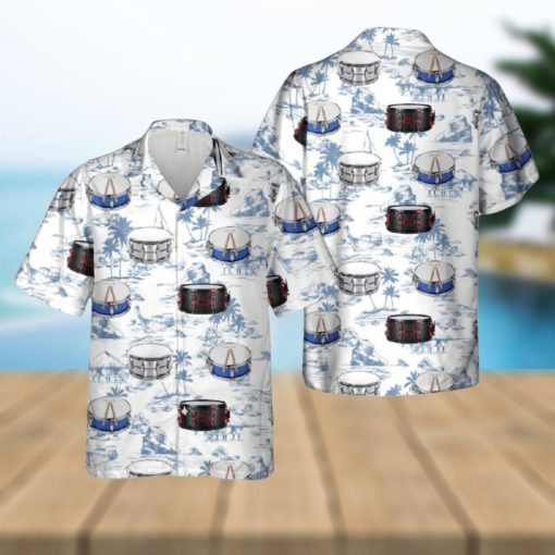 Snare Drum Hawaiian Shirt Tropical Beach