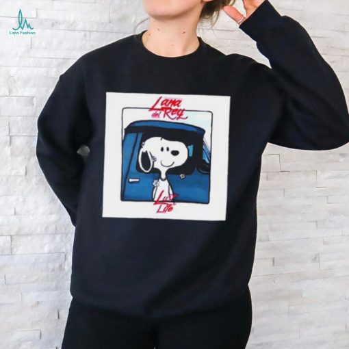 Snoopy Lana Del Rey Lust For Life t shirt