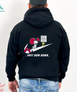 Snoopy MLB Just Bow Down Atlanta Braves shirt