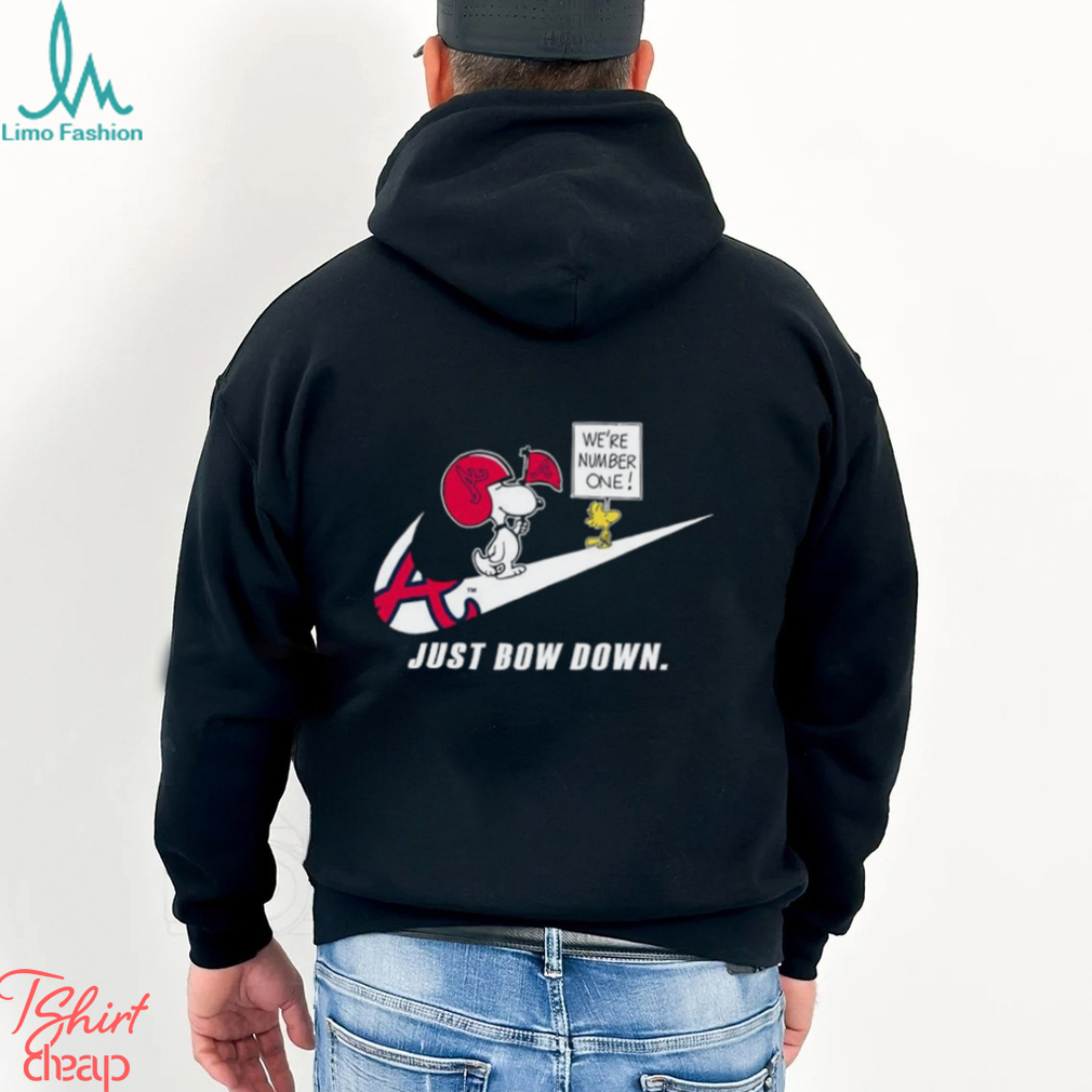 Snoopy MLB Just Bow Down Atlanta Braves shirt Snoopy MLB Just Bow Down Atlanta Braves shirt
