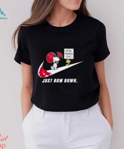 Snoopy MLB Just Bow Down Boston Red Sox shirt