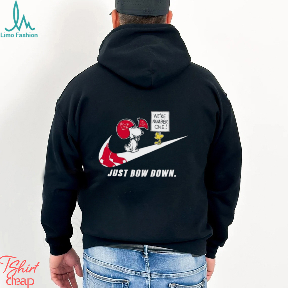 Snoopy MLB Just Bow Down Boston Red Sox shirt Snoopy MLB Just Bow Down Boston Red Sox shirt