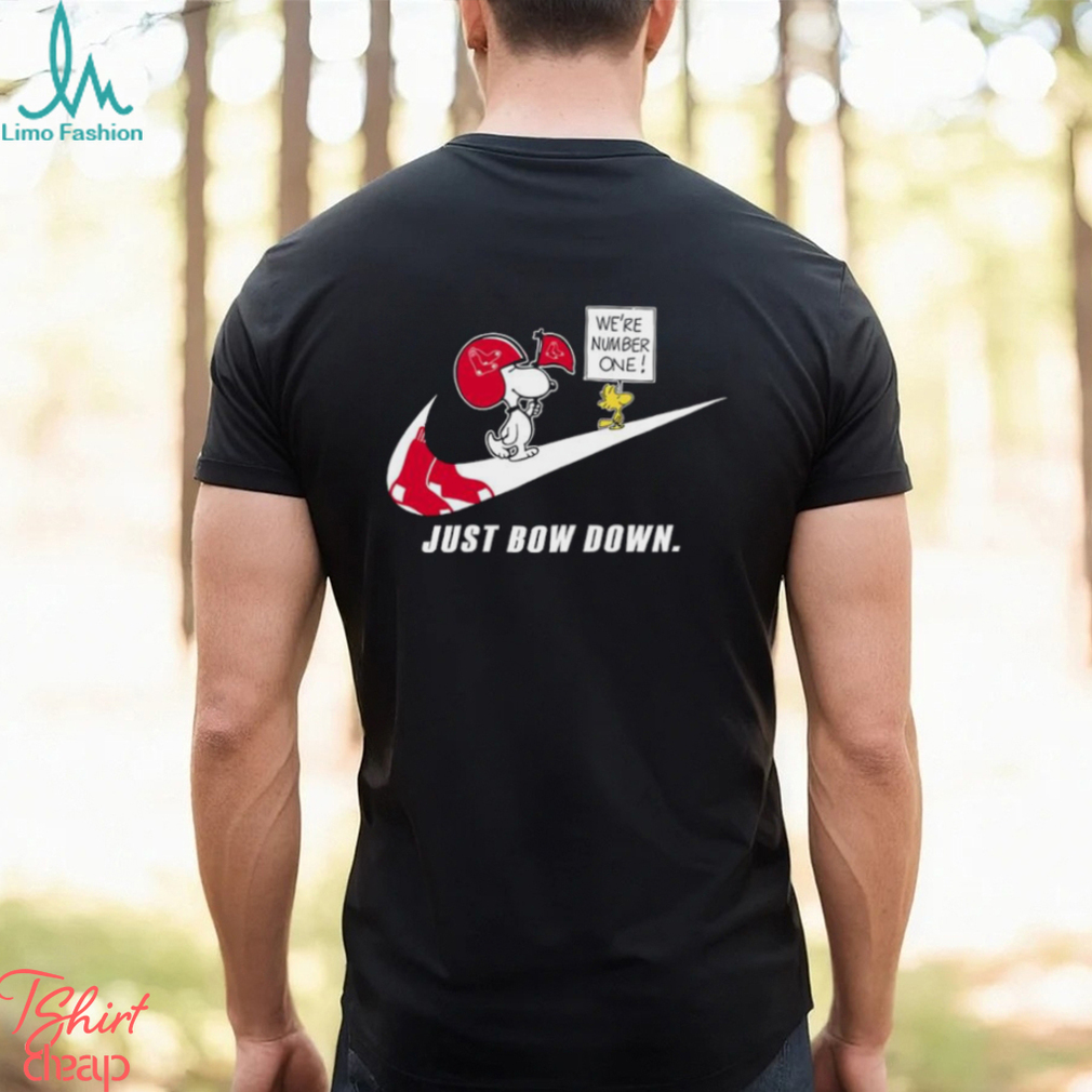 Snoopy MLB Just Bow Down Boston Red Sox shirt Snoopy MLB Just Bow Down Boston Red Sox shirt
