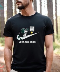 Snoopy MLB Just Bow Down Oakland Athletics shirt