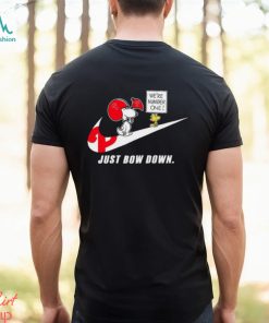 Snoopy MLB Just Bow Down Philadelphia Phillies shirt