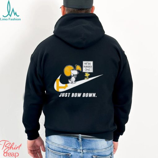 Snoopy MLB Just Bow Down Pittsburgh Pirates shirt