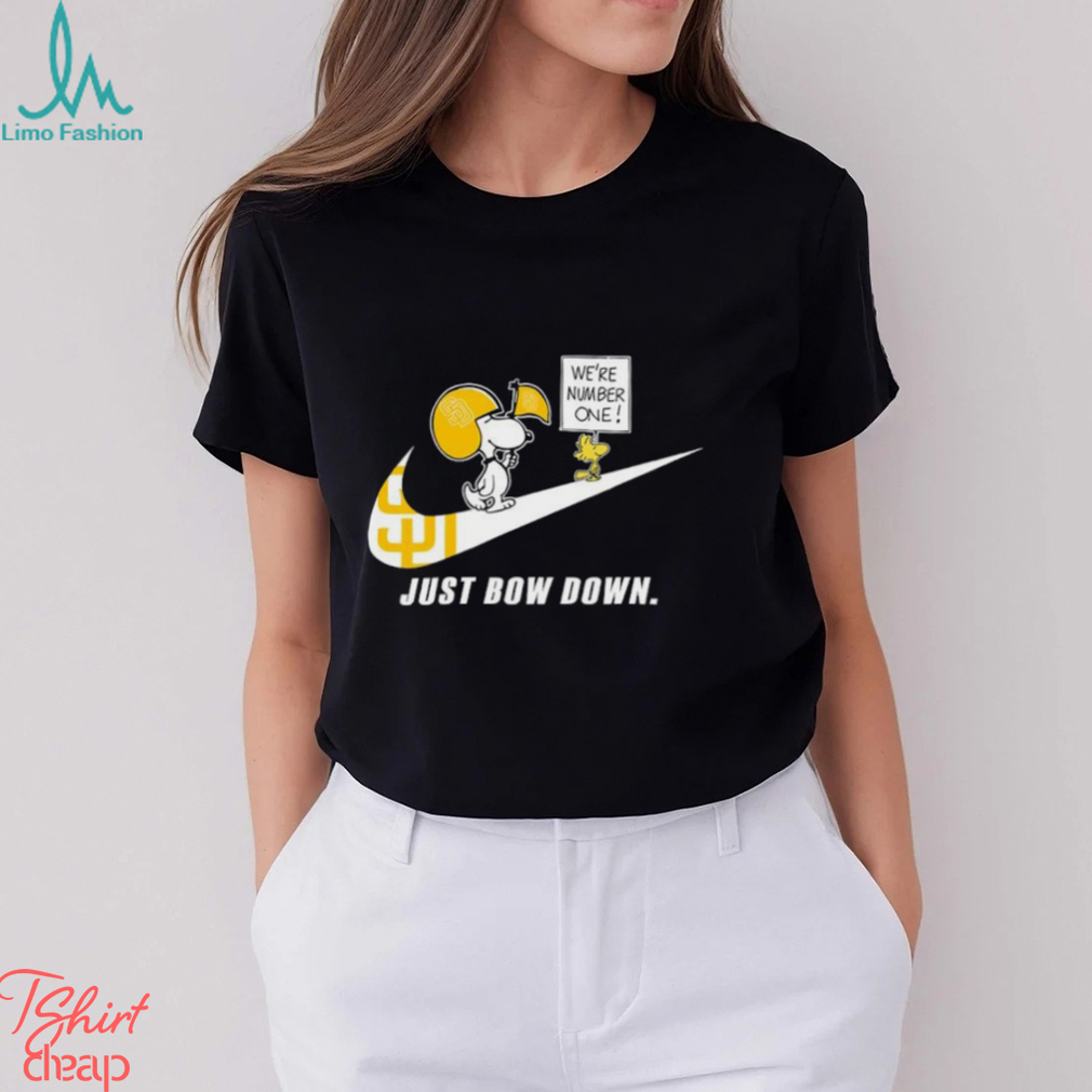 Snoopy MLB Just Bow Down San Diego Padres shirt Snoopy MLB Just Bow Down San Diego Padres shirt