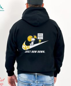 Snoopy MLB Just Bow Down San Diego Padres shirt