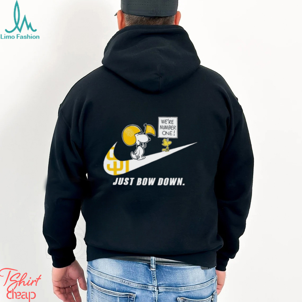 Snoopy MLB Just Bow Down San Diego Padres shirt Snoopy MLB Just Bow Down San Diego Padres shirt