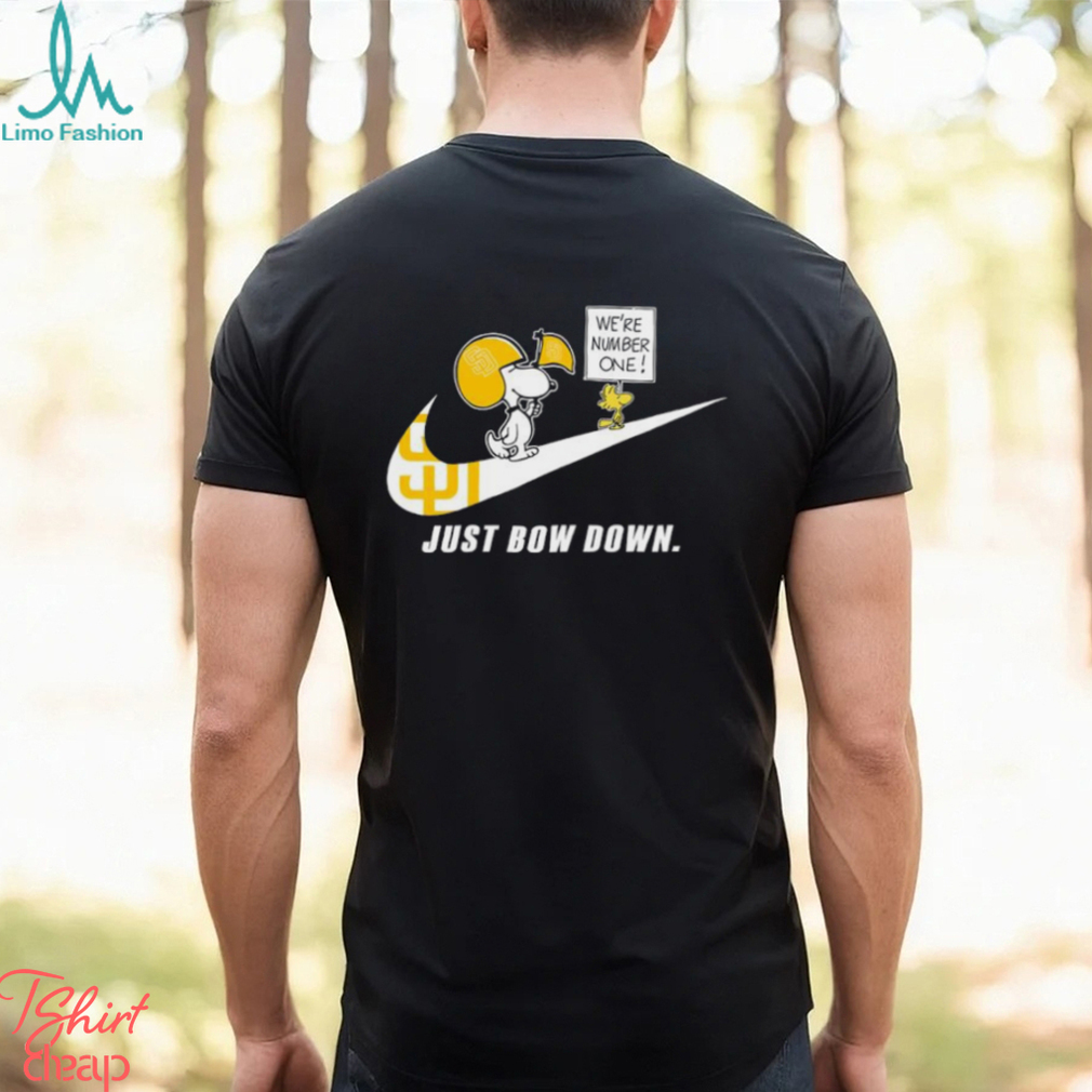 Snoopy MLB Just Bow Down San Diego Padres shirt Snoopy MLB Just Bow Down San Diego Padres shirt
