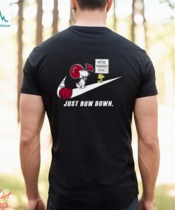 Snoopy NBA Just Bow Down Miami Heat shirt
