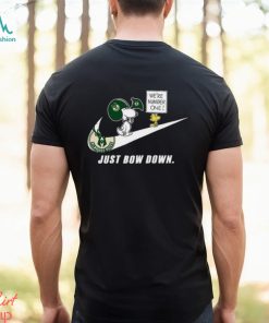 Snoopy NBA Just Bow Down Milwaukee Bucks shirt