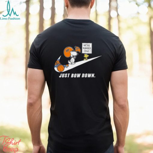 Snoopy NBA Just Bow Down New York Knicks shirt