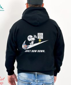 Snoopy NBA Just Bow Down Oklahoma City Thunder shirt