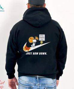 Snoopy NBA Just Bow Down Phoenix Suns shirt