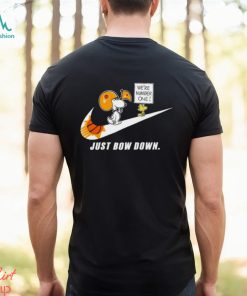 Snoopy NBA Just Bow Down Phoenix Suns shirt