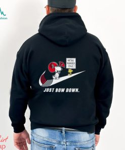 Snoopy NBA Just Bow Down Portland Trail Blazers shirt