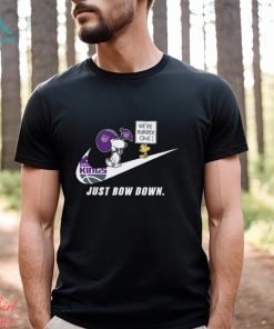 Snoopy NBA Just Bow Down Sacramento Kings shirt