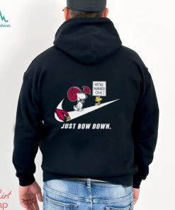Snoopy NFL Just Bow Down Arizona Cardinals shirt
