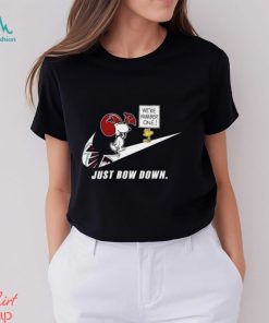 Snoopy NFL Just Bow Down Atlanta Falcons shirt
