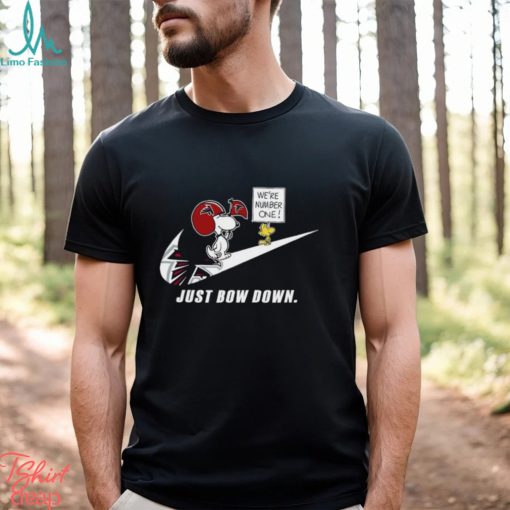 Snoopy NFL Just Bow Down Atlanta Falcons shirt