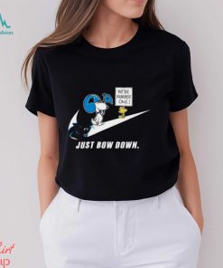 Snoopy NFL Just Bow Down Carolina Panthers shirt