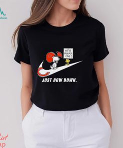 Snoopy NFL Just Bow Down Chicago Bears shirt