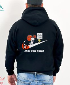 Snoopy NFL Just Bow Down Cincinnati Bengals shirt