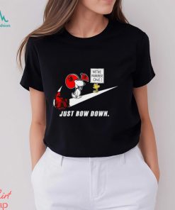 Snoopy NFL Just Bow Down Cleveland Browns shirt