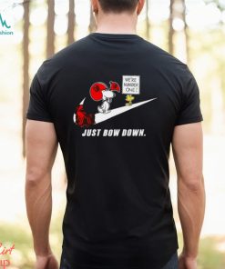 Snoopy NFL Just Bow Down Cleveland Browns shirt