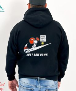 Snoopy NFL Just Bow Down Denver Broncos shirt
