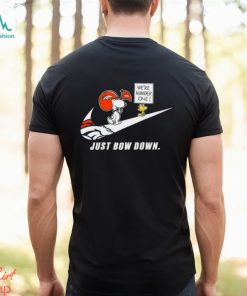 Snoopy NFL Just Bow Down Denver Broncos shirt