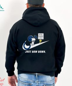 Snoopy NFL Just Bow Down Indianapolis Colts shirt