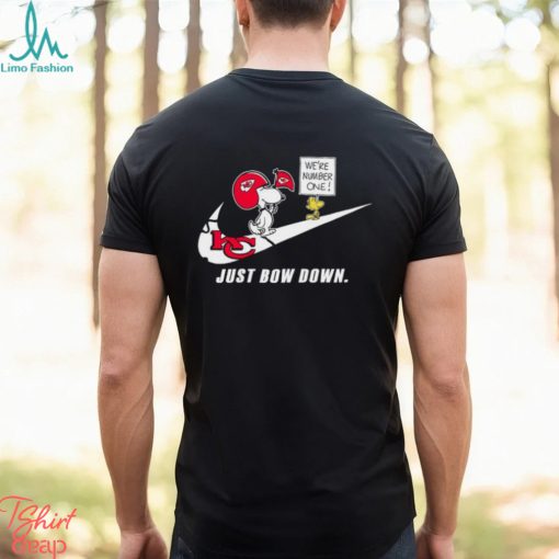 Snoopy NFL Just Bow Down Kansas City Chiefs shirt