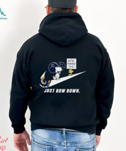 Snoopy NFL Just Bow Down Los Angeles Rams shirt