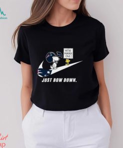 Snoopy NFL Just Bow Down New England Patriots shirt