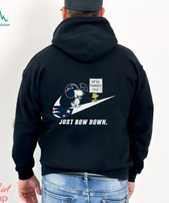 Snoopy NFL Just Bow Down New England Patriots shirt