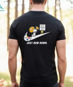 Snoopy NFL Just Bow Down Pittsburgh Steelers shirt