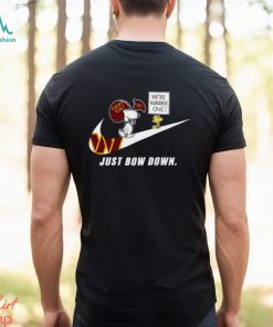 Snoopy NFL Just Bow Down Washington Commanders shirt