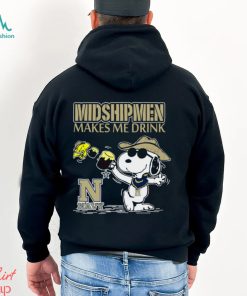 Snoopy Navy Midshipmen Make Me Drinks Shirt