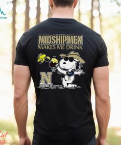 Snoopy Navy Midshipmen Make Me Drinks Shirt