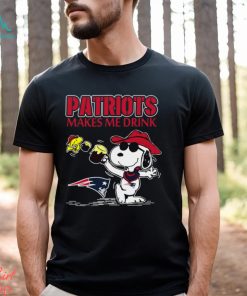 Snoopy New England Patriots Make Me Drinks Shirt